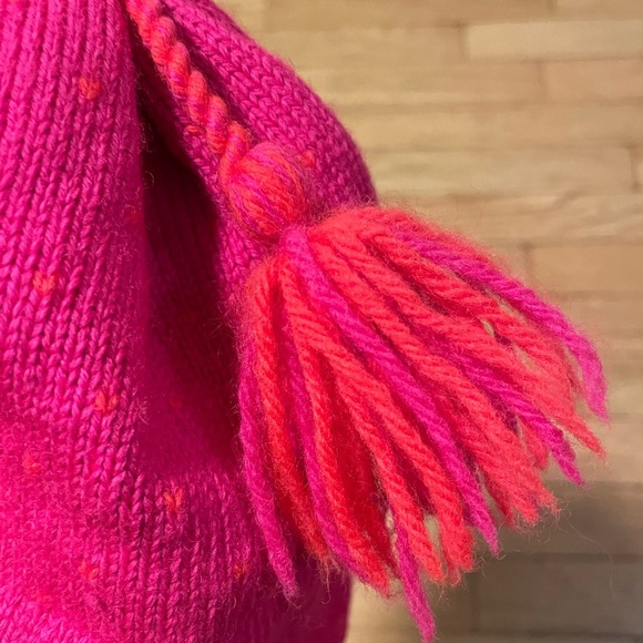 Vintage Tecnica Wool Pink and Orange Hat O/S - Picture 6 of 8